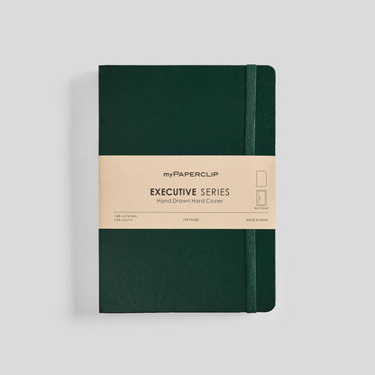 Executive Series Notebook (Hard Cover) - A5 (With Back Pocket)