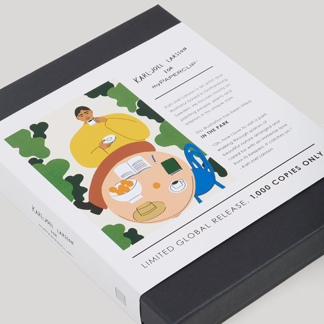 Collector's Edition Notebook by Karl-Joel Larsson - Title: IN THE PARK
