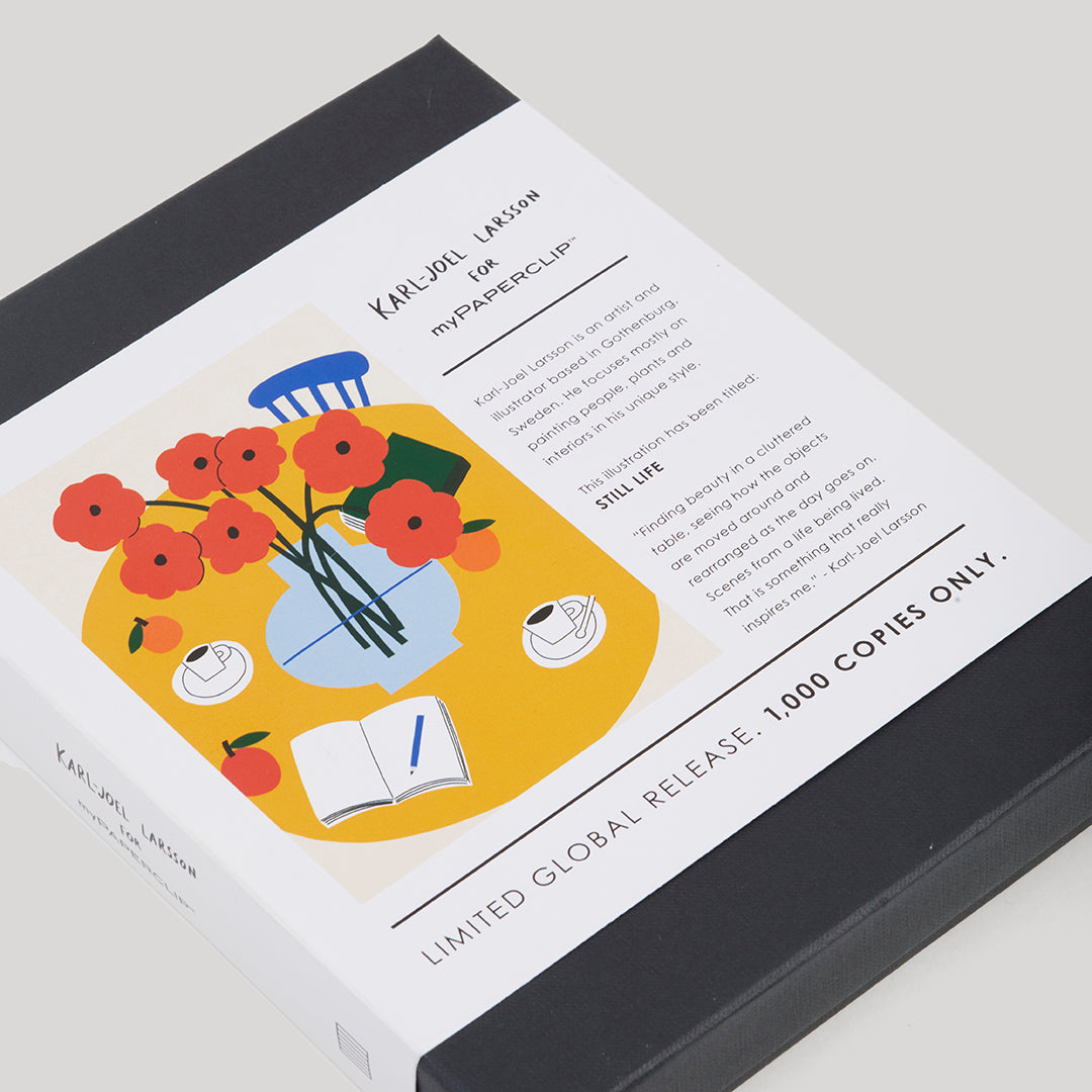 Collector's Edition Notebook by Karl-Joel Larsson - Title: STILL LIFE